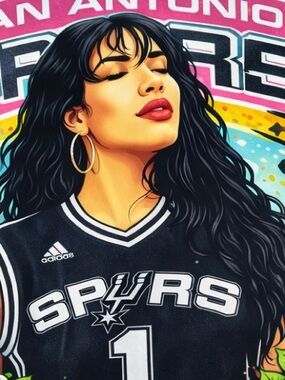 Adidas Women’s Spurs Black Short Sleeve Tee